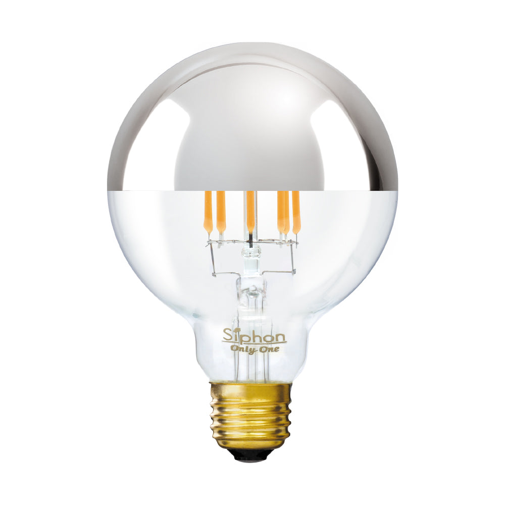 BALL95:E26 ミラーシルバー LED電球